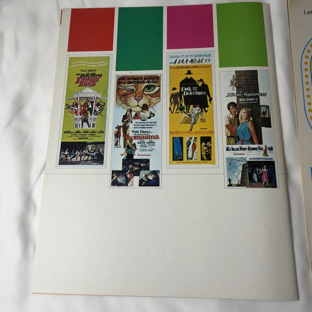 Walt Disney Co Original 1972-1975 16mm Film Rental & Educational Catalog Lot X 2